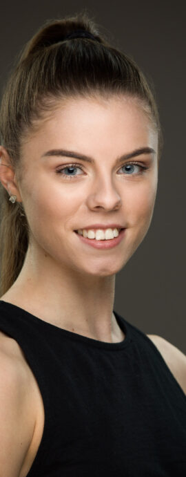 Ananbelle Rees, Ballet West Scotland, confidence, confident headshot, connection, dancer, head shot, headshot, performer headshot, spotlight headshot, spotlight profile image, strong headshot, studio headshot
