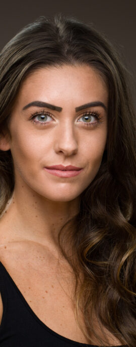 Ashleigh Innes, Scottish dancer, confidence, confident headshot, connection, dancer, dancer portfolio, head shot, headshot, performer headshot, spotlight headshot, spotlight profile image, strong headshot, studio headshot