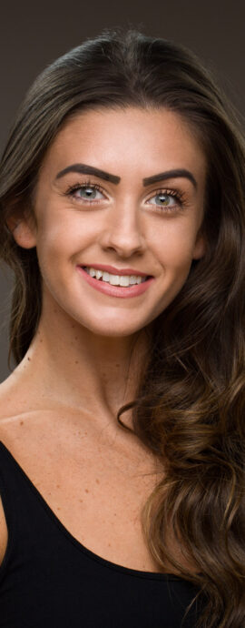 Ashleigh Innes, Scottish dancer, confidence, confident headshot, connection, dancer, dancer portfolio, head shot, headshot, performer headshot, spotlight headshot, spotlight profile image, strong headshot, studio headshot