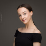 Ballet West Scotland, Becky Elsmore, confidence, confident headshot, connection, dancer, dancer headshot, female dancer, head shot, headshot, performer headshot, spotlight headshot, spotlight profile image, strong headshot, studio headshot