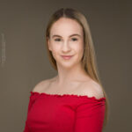 Ballet West Scotland, Caitlin Jones, confidence, confident headshot, connection, dancer, dancer headshot, head shot, headshot, performer headshot, spotlight headshot, spotlight profile image, strong headshot, studio headshot