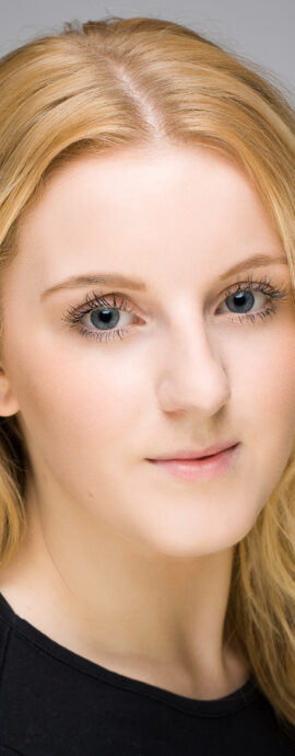 Ciara Thomson, Scottish dancer, confidence, confident headshot, connection, dancer, head shot, headshot, performer headshot, spotlight headshot, spotlight profile image, strong headshot, studio headshot
