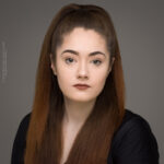Elizabeth Gilmour, confidence, confident headshot, connection, dancer, dancer portfolio, head shot, headshot, performer headshot, spotlight headshot, spotlight profile image, strong headshot, studio headshot