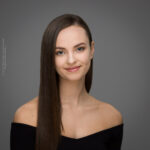 Dance For All, Emily Combe, confidence, confident headshot, connection, dancer, head shot, headshot, performer headshot, spotlight headshot, spotlight profile image, strong headshot, studio headshot