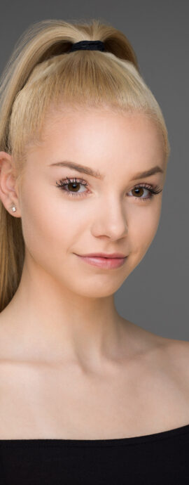 Ballet West Scotland, Emily Hawkins, confidence, confident headshot, connection, dancer, head shot, headshot, performer headshot, spotlight headshot, spotlight profile image, strong headshot, studio headshot, vocalist headshot