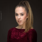 Holly Steel, confidence, confident headshot, connection, dancer, head shot, headshot, performer headshot, spotlight headshot, spotlight profile image, strong headshot, studio headshot