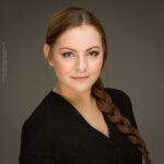 Ballet West Scotland, Hortense Malaval, confidence, confident headshot, connection, dancer, dancer portfolio, head shot, headshot, performer headshot, spotlight headshot, spotlight profile image, strong headshot, studio headshot