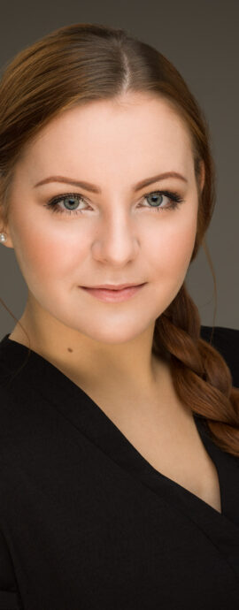 Ballet West Scotland, Hortense Malaval, confidence, confident headshot, connection, dancer, dancer portfolio, head shot, headshot, performer headshot, spotlight headshot, spotlight profile image, strong headshot, studio headshot