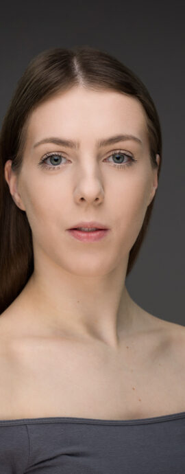 Ballet West Scotland, Jade Payne, confidence, confident headshot, connection, dancer, head shot, headshot, performer headshot, spotlight headshot, spotlight profile image, strong headshot, studio headshot