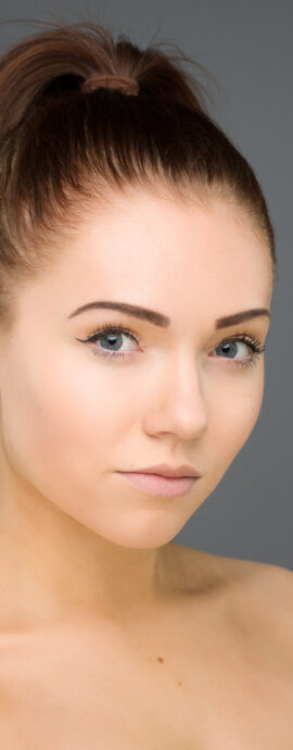 Scottish dancer, confidence, confident headshot, connection, dancer, dancer portfolio, head shot, headshot, performer headshot, spotlight headshot, spotlight profile image, strong headshot, studio headshot