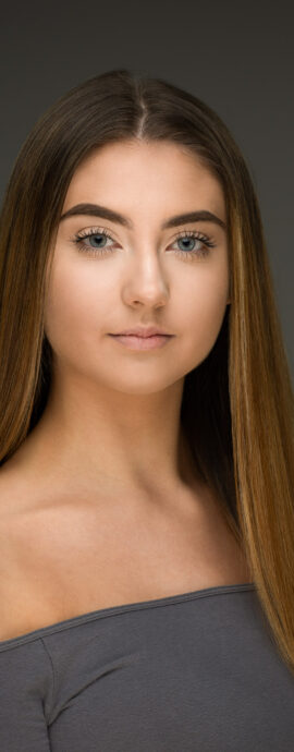 Ballet West Scotland, Molly Moran, confidence, confident headshot, connection, dancer, head shot, headshot, performer headshot, spotlight headshot, spotlight profile image, strong headshot, studio headshot, vocalist headshot