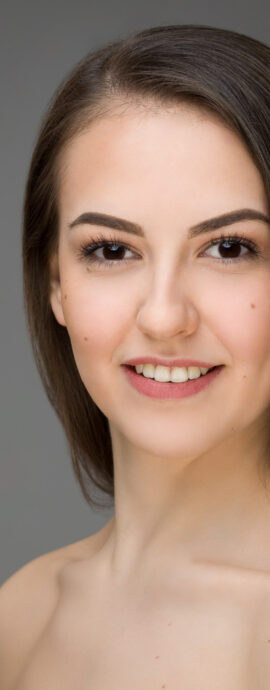 Morgan Porter, confidence, confident headshot, connection, head shot, headshot, performer headshot, spotlight headshot, spotlight profile image, strong headshot, studio headshot