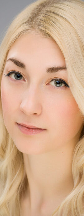 Phoebe Bowman, Scottish dancer, confidence, confident headshot, connection, dancer, head shot, headshot, performer headshot, spotlight headshot, spotlight profile image, strong headshot, studio headshot