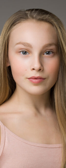 Scottish dancer, Serena McCall, ballerina, ballet dancer, confidence, confident headshot, connection, dancer, dancer portfolio, head shot, headshot, performer headshot, spotlight headshot, spotlight profile image, strong headshot, studio headshot