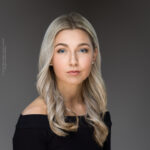 Dance For All, Scottish dancer, Shannen Caw, confidence, confident headshot, connection, dancer, head shot, headshot, performer headshot, spotlight headshot, spotlight profile image, strong headshot, studio headshot