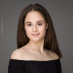 Ballet West Scotland, Sofia Pollini, confidence, confident headshot, connection, dancer, head shot, headshot, performer headshot, spotlight headshot, spotlight profile image, strong headshot, studio headshot