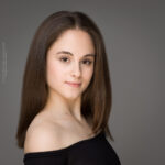 Ballet West Scotland, Sofia Pollini, confidence, confident headshot, connection, dancer, head shot, headshot, performer headshot, spotlight headshot, spotlight profile image, strong headshot, studio headshot, vocalist headshot