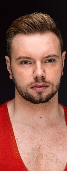 SL Talent, Scottish dancer, Stephen Dillon, choreographer, confidence, confident headshot, connection, dancer, dancer portfolio, head shot, headshot, male dancer, performer headshot, spotlight headshot, spotlight profile image, strong headshot, studio headshot