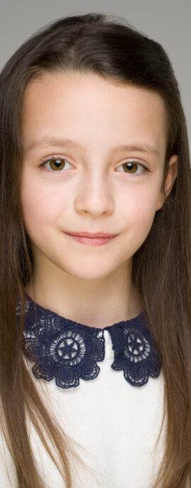 Alix Lamie, SL Talent Kids, Stage Skool, actor headshot, child actor headshot, child dancer headshot, childrens headshot, female headshot, head shot, headshot, kids headshot, performer headshot, spotlight profile image, strong headshot, studio headshot