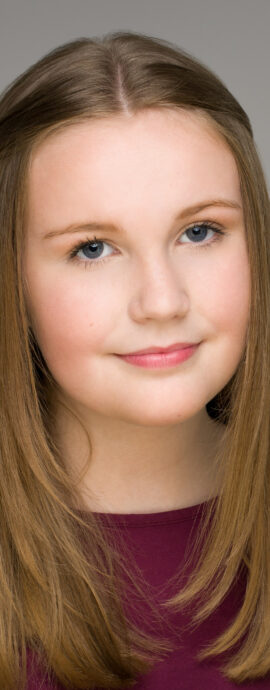 Ellie Curnyn, SL Talent Kids, Stage Skool, actor headshot, child actor headshot, child dancer headshot, childrens headshot, female headshot, head shot, headshot, kids headshot, performer headshot, spotlight profile image, strong headshot, studio headshot