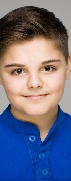 Ross McPhee, SL Talent Kids, Stage Skool, actor headshot, child actor headshot, child dancer headshot, childrens headshot, head shot, headshot, kids headshot, performer headshot, spotlight profile image, strong headshot, studio headshot