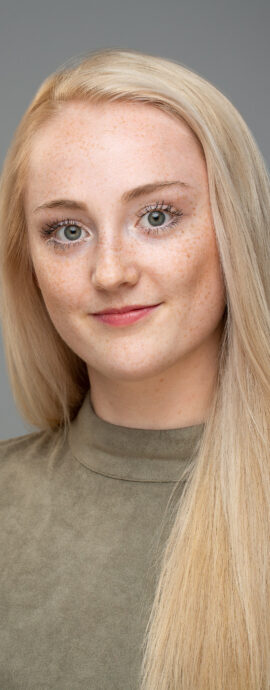 Dance For All, Scottish dancer, Sophe Archer, beautiful, beauty, confidence, confident headshot, connection, dancer, female portrait, head and shoulders, head shot, headshot, performer headshot, portrait, spotlight headshot, spotlight profile image, strong headshot, studio, studio headshot, woman